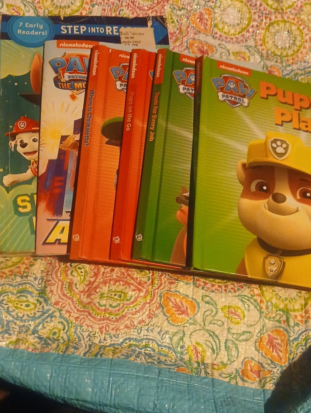 Mix Paw Patrol Books Of 6..as Is
